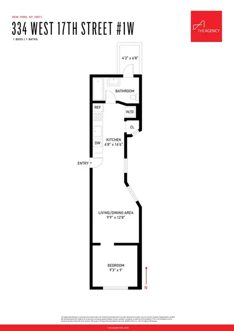 334 W 17th St #1W, New York, NY 10011