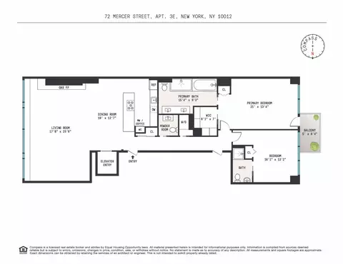 72 Mercer St #3E, New York, NY 10012
