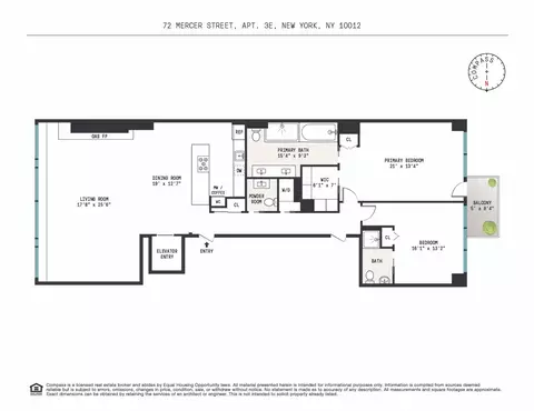72 Mercer St #3E, New York, NY 10012