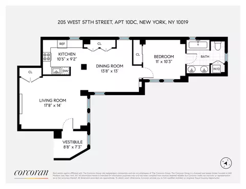 205 W 57th St #10DC, New York, NY 10019