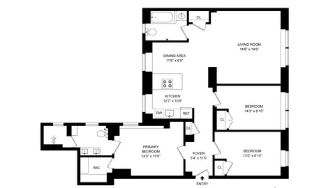 252 W 85th St #1B, New York, NY 10024