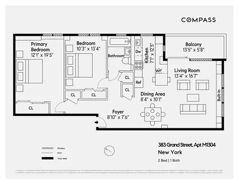 383 Grand St #M1304, New York, NY 10002