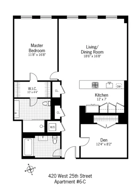 420 W 25th St #6C, New York, NY 10001
