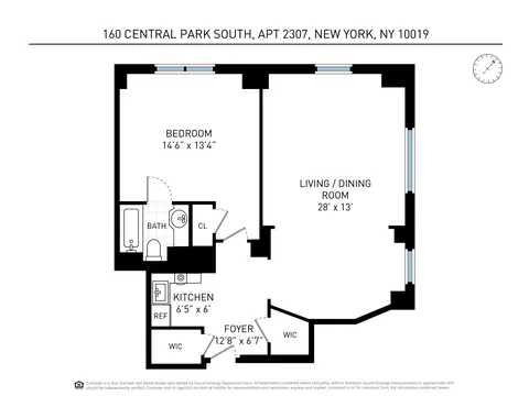 160 Central Park S #2307, New York, NY 10019