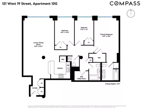 121 W 19th St #10G, New York, NY 10011