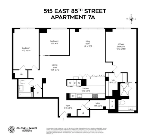 515 E 85th St #7A, New York, NY 10028