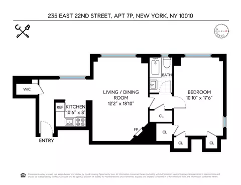 235 E 22nd St #7P, New York, NY 10010