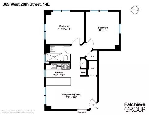 365 W 20th St #14-E, New York, NY 10011