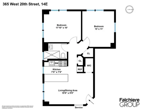 365 W 20th St #14-E, New York, NY 10011