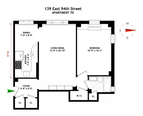 139 E 94th St #7D, New York, NY 10128