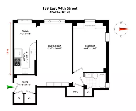 139 E 94th St #7D, New York, NY 10128