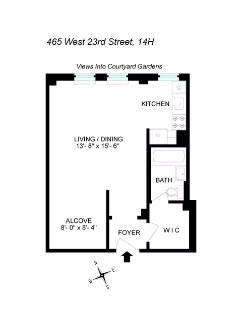 465 W 23rd St #14H, New York, NY 10011