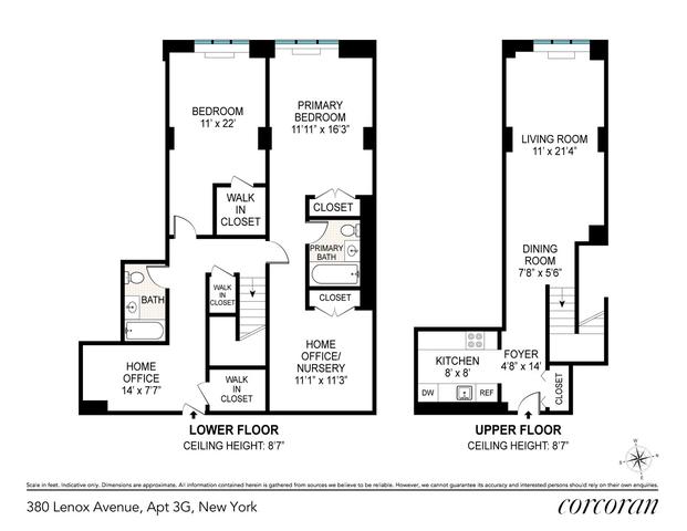 380 Lenox Ave #3G, New York, NY 10027