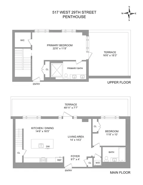 517 W 29th St #PHC, New York, NY 10001