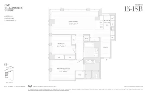 480 Kent Ave #18B, Brooklyn, NY 11249