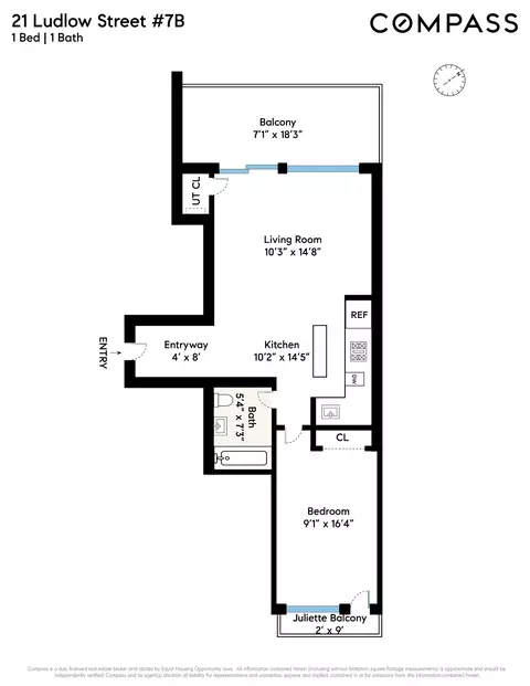 21 Ludlow St #7B, New York, NY 10002
