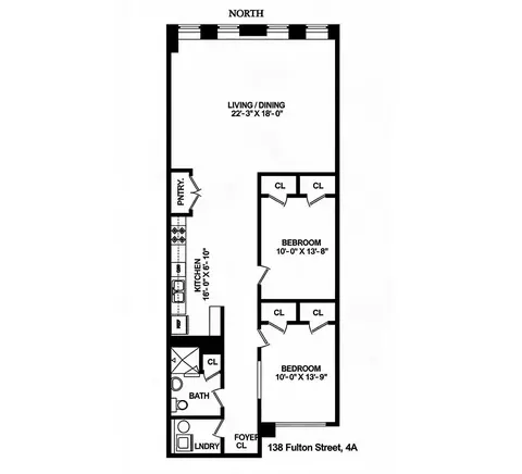 138 Fulton St #4-A, New York, NY 10038