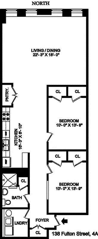 138 Fulton St #4-A, New York, NY 10038