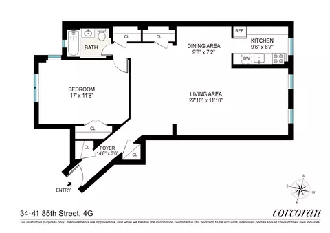 34-41 85th St #4G, New York City, NY 11372