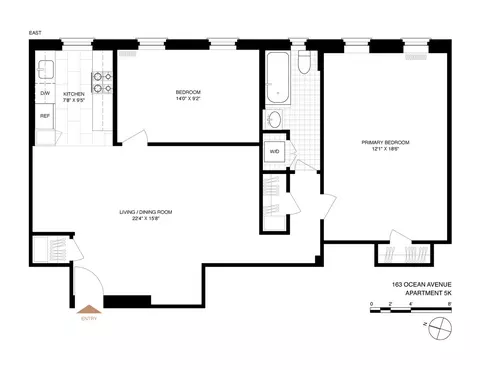 163 Ocean Ave #5K, Brooklyn, NY 11225