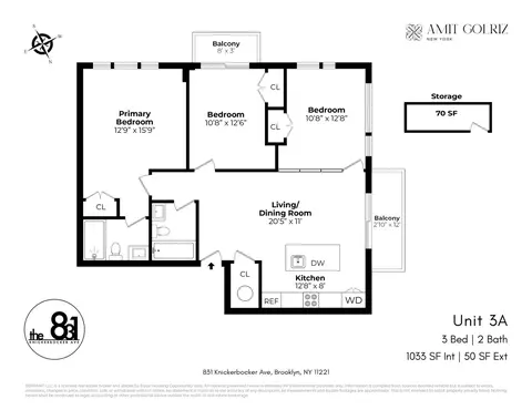831 Knickerbocker Ave #3A, New York City, NY 11207