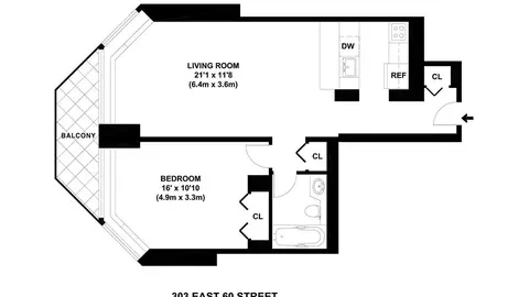 303 E 60th St #18F, New York, NY 10022