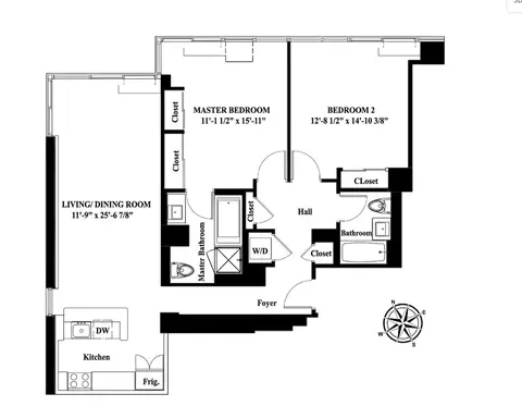 225 W 60th St #9C, New York, NY 10023