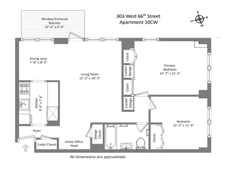 303 W 66th St #10CW, New York, NY 10023