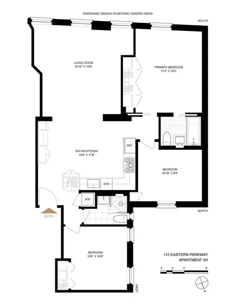 115 Eastern Pkwy #3H, Brooklyn, NY 11238