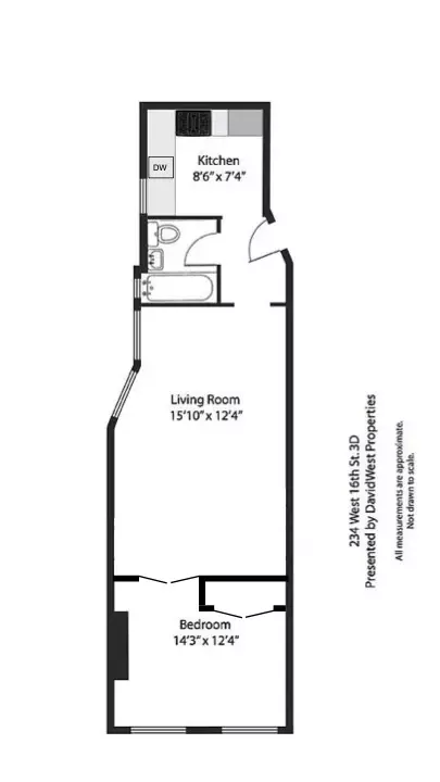 234 W 16th St #3D, New York, NY 10011