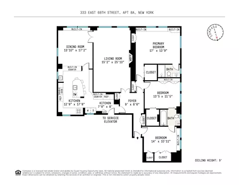 Floorplan - 333 E 68th St #8A, New York, NY 10065 photo 1 of 1