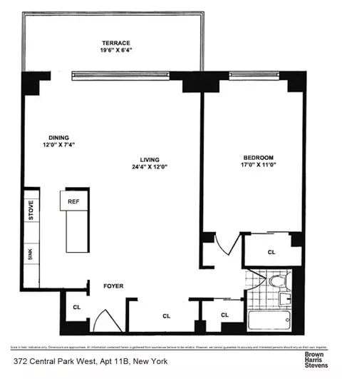 372 Central Park W #11B, New York, NY 10025