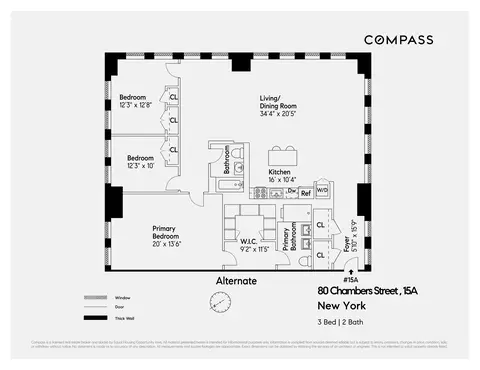 80 Chambers St #15A, New York, NY 10007
