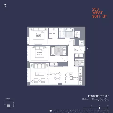 250 W 96th St #17E, New York, NY 10025