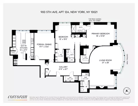 900 5th Ave #12A, New York, NY 10021