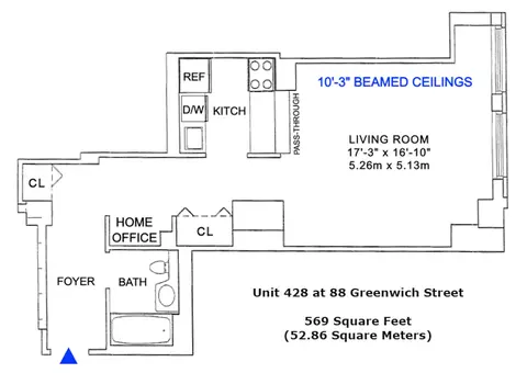 88 Greenwich St #428, New York, NY 10006