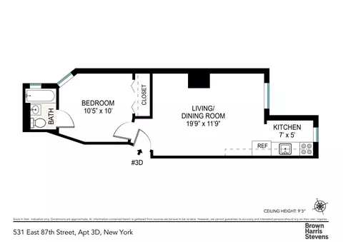 531 E 87th St #3D, New York, NY 10128