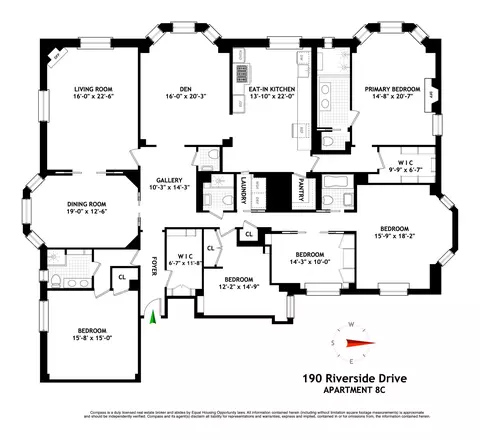 190 Riverside Dr #8C, New York, NY 10024