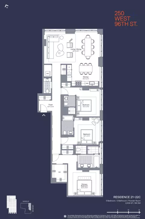 250 W 96th St #21C, New York, NY 10025
