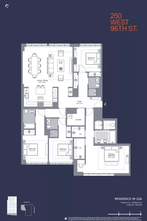 250 W 96th St #22A, New York, NY 10025