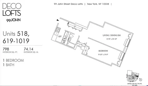 99 John St #619, New York, NY 10038