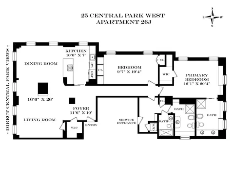25 Central Park W #26J, New York, NY 10023