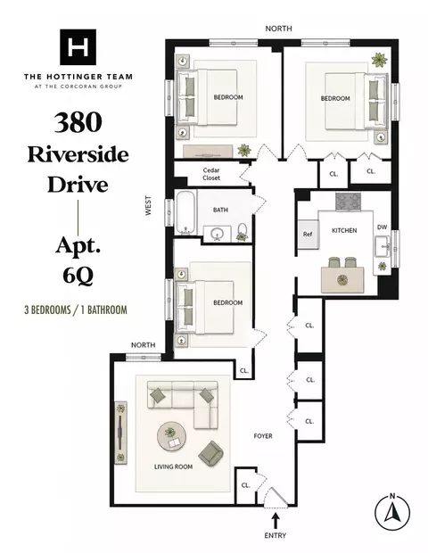 380 Riverside Dr #6Q, New York, NY 10025