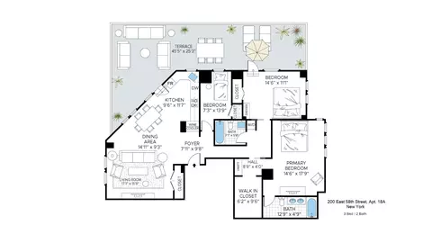 200 E 58th St #18A, New York, NY 10022