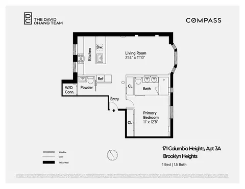 171 Columbia Hts #3A, Brooklyn, NY 11201