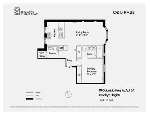 171 Columbia Hts #3A, Brooklyn, NY 11201