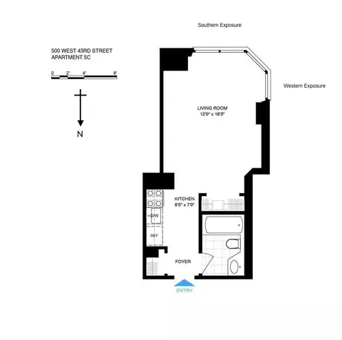 500 W 43rd St #5C, New York, NY 10036