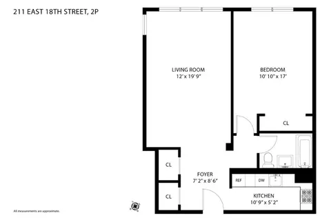 211 E 18th St #2P, New York, NY 10003