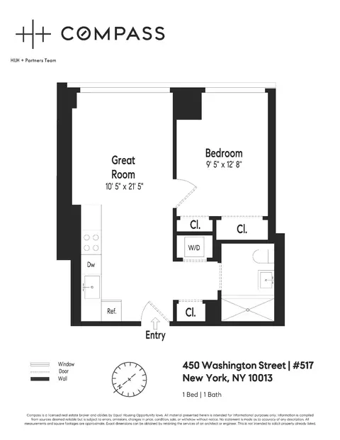 450 Washington St #517, New York, NY 10013