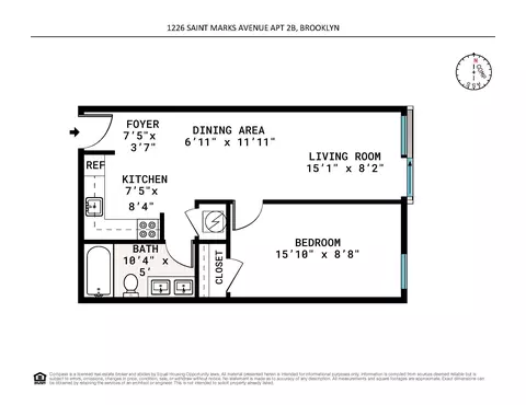 1226 St Marks Ave #2B, Brooklyn, NY 11213